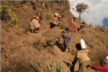 Αγώνας για την μεταφορά του νερού
